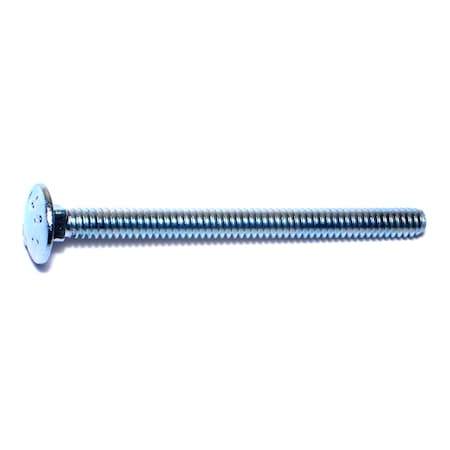 Midwest Fastener Carriage Bolt, Square Neck, 24 (Coarse), 2-1/2 in L, Steel, Zinc Plated, 100 PK 01045